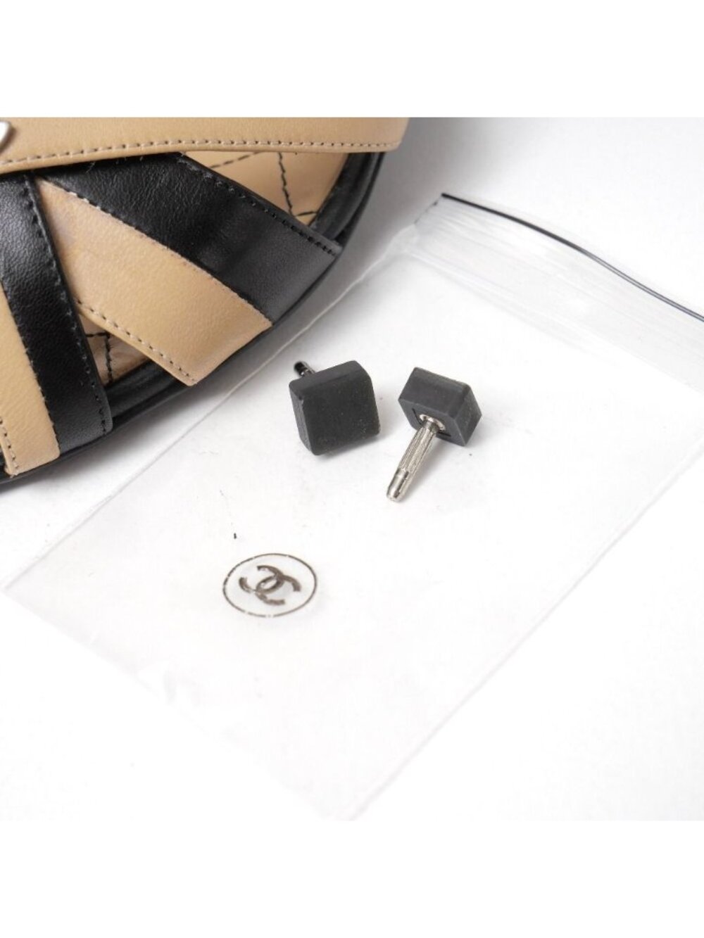Chanel Sandals 39 CC Logo Bicolor - Picture 8 of 8